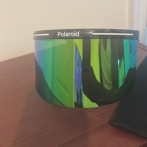 Polaroid unisex shield sunglasses